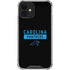NFL Carolina Panthers Black Performance Series iPhone 12 Mini Clear Case