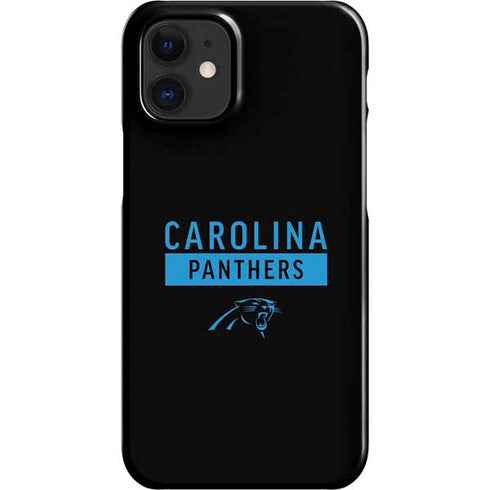 NFL Carolina Panthers Black Performance Series iPhone 12 Mini Lite Case
