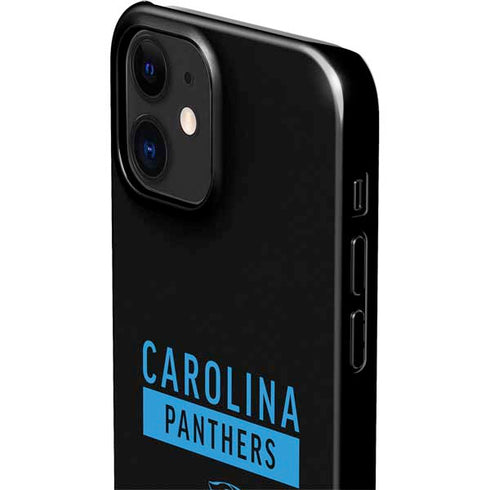 NFL Carolina Panthers Black Performance Series iPhone 12 Mini Lite Case