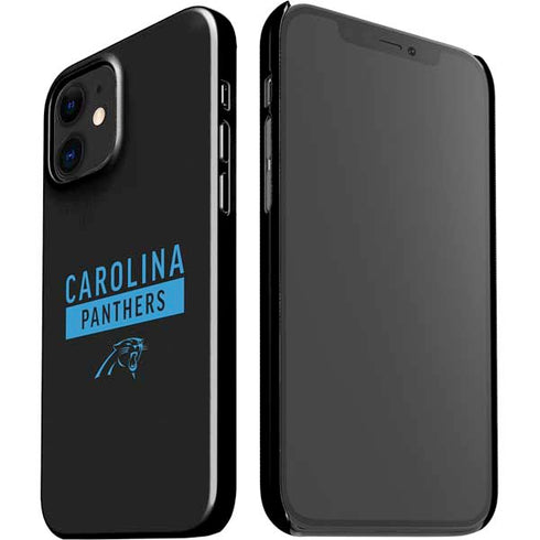 NFL Carolina Panthers Black Performance Series iPhone 12 Mini Lite Case