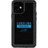NFL Carolina Panthers Black Performance Series iPhone 12 Mini Waterproof Case
