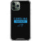 NFL Carolina Panthers Black Performance Series iPhone 12 Pro Clear Case