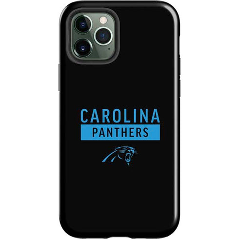 NFL Carolina Panthers Black Performance Series iPhone 12 Pro Impact Case