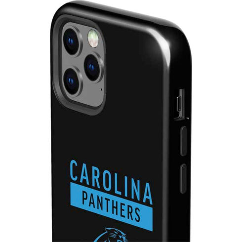 NFL Carolina Panthers Black Performance Series iPhone 12 Pro Impact Case