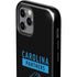 NFL Carolina Panthers Black Performance Series iPhone 12 Pro Impact Case
