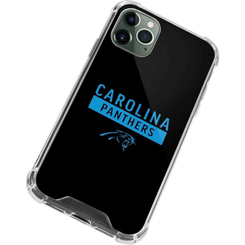 NFL Carolina Panthers Black Performance Series iPhone 12 Pro Max Clear Case
