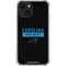 NFL Carolina Panthers Black Performance Series iPhone 13 Clear Case
