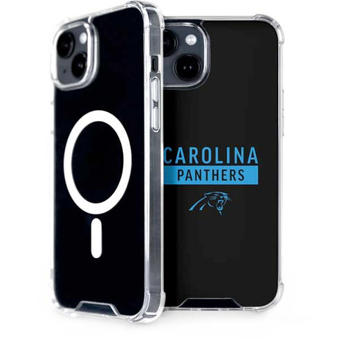 NFL Carolina Panthers Black Performance Series iPhone 13 MagSafe Case