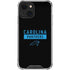 NFL Carolina Panthers Black Performance Series iPhone 13 Mini Clear Case