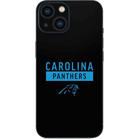 NFL Carolina Panthers Black Performance Series iPhone 13 Mini Skin