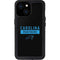 NFL Carolina Panthers Black Performance Series iPhone 13 Mini Waterproof Case