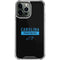 NFL Carolina Panthers Black Performance Series iPhone 13 Pro Max Clear Case