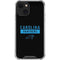 NFL Carolina Panthers Black Performance Series iPhone 14 Clear Case