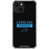NFL Carolina Panthers Black Performance Series iPhone 14 Clear Case