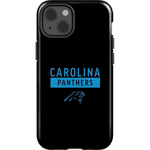 NFL Carolina Panthers Black Performance Series iPhone 15 Impact Case