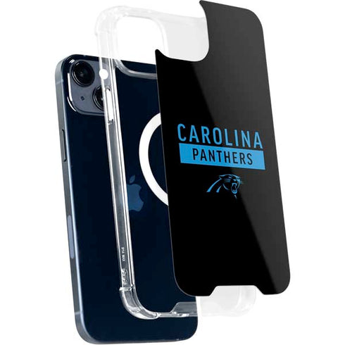 NFL Carolina Panthers Black Performance Series iPhone 15 Plus MagSafe Case