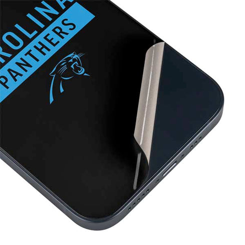 NFL Carolina Panthers Black Performance Series iPhone 15 Plus Skin