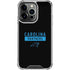 NFL Carolina Panthers Black Performance Series iPhone 14 Pro Clear Case