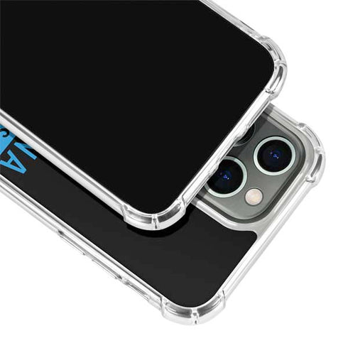 NFL Carolina Panthers Black Performance Series iPhone 14 Pro Clear Case