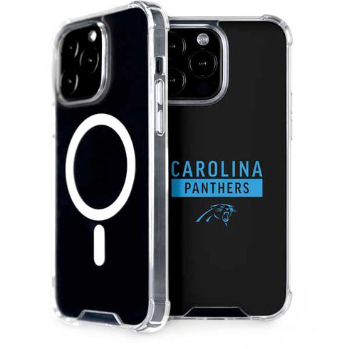 NFL Carolina Panthers Black Performance Series iPhone 15 Pro Max MagSafe Case