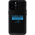 NFL Carolina Panthers Black Performance Series iPhone 14 Pro Max Waterproof Case