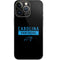 NFL Carolina Panthers Black Performance Series iPhone 14 Pro Skin