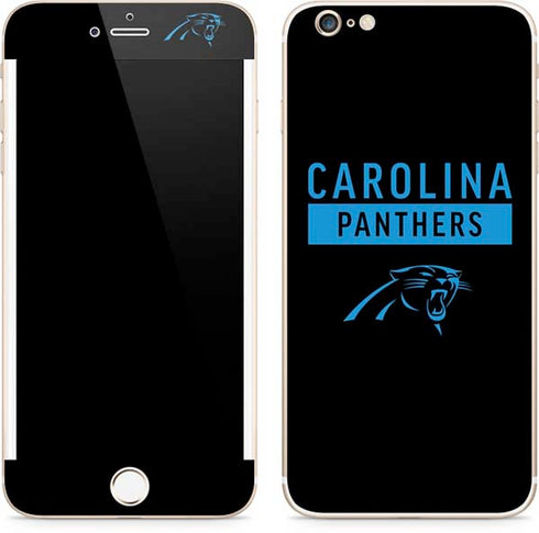 NFL Carolina Panthers Black Performance Series iPhone 6/6s Plus Skin
