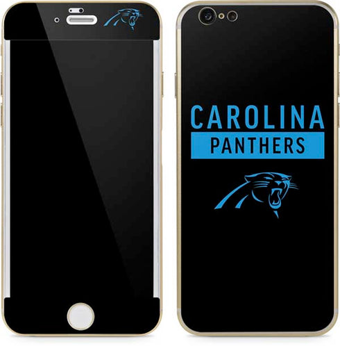 NFL Carolina Panthers Black Performance Series iPhone 6/6s Skin