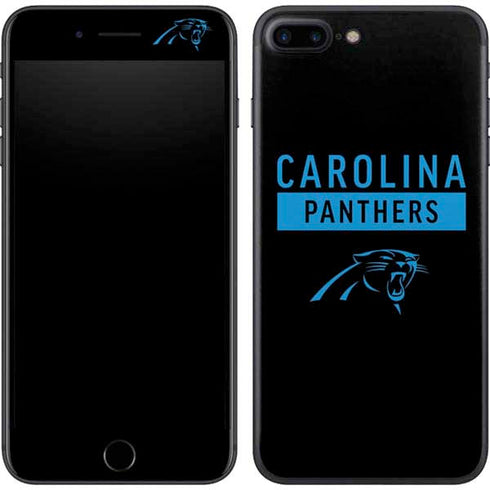NFL Carolina Panthers Black Performance Series iPhone 8 Plus Skin
