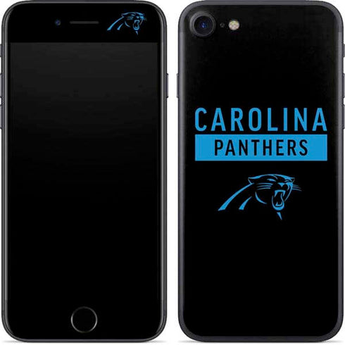 NFL Carolina Panthers Black Performance Series iPhone SE (2nd & 3rd Gen) Skin