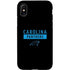 NFL Carolina Panthers Black Performance Series iPhone X Pro Case