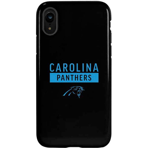 NFL Carolina Panthers Black Performance Series iPhone XR Pro Case