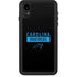NFL Carolina Panthers Black Performance Series iPhone XR Waterproof Case