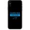 NFL Carolina Panthers Black Performance Series iPhone XS Max Skin