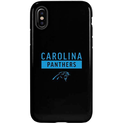 NFL Carolina Panthers Black Performance Series iPhone XS Pro Case