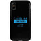 NFL Carolina Panthers Black Performance Series iPhone XS Pro Case