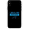 NFL Carolina Panthers Black Performance Series iPhone XS Skin