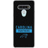 NFL Carolina Panthers Black Performance Series LG Stylo 6 Clear Case
