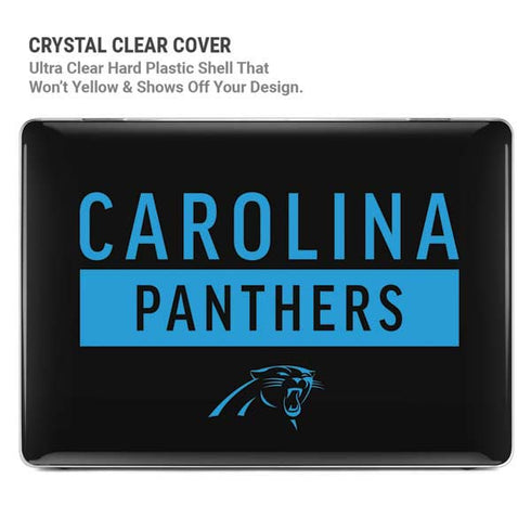 NFL Carolina Panthers Black Performance Series MacBook Air 15in (2023-2025) Case plus Skin