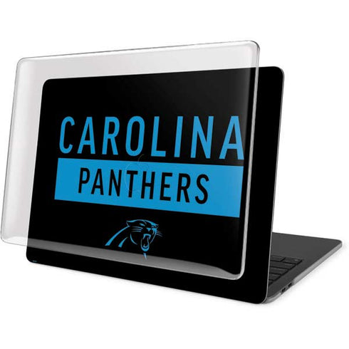 NFL Carolina Panthers Black Performance Series MacBook Pro 15in (2016-19) Case plus Skin