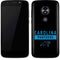 NFL Carolina Panthers Black Performance Series Moto E5 Play Skin