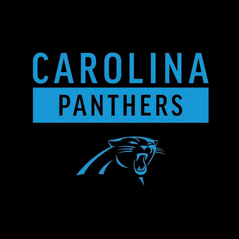 NFL Carolina Panthers Black Performance Series Moto E5 Play Skin
