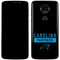 NFL Carolina Panthers Black Performance Series Moto E5 Plus Skin