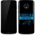NFL Carolina Panthers Black Performance Series Moto G6 Skin