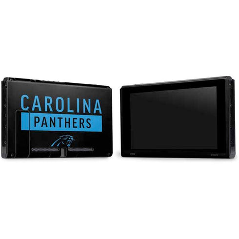 NFL Carolina Panthers Black Performance Series Nintendo Switch Bundle Skin