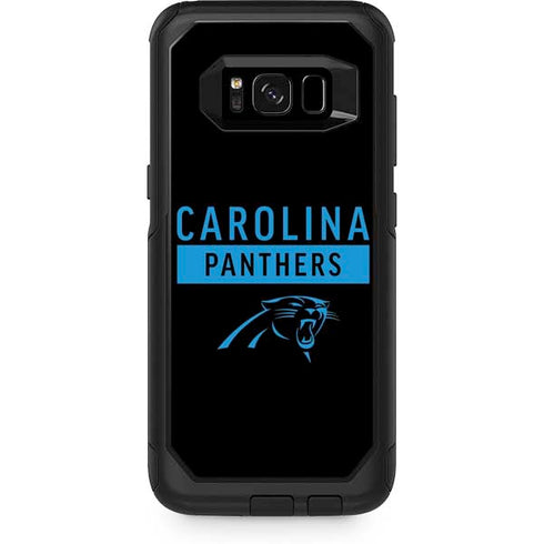 NFL Carolina Panthers Black Performance Series Otterbox Commuter Galaxy Skin