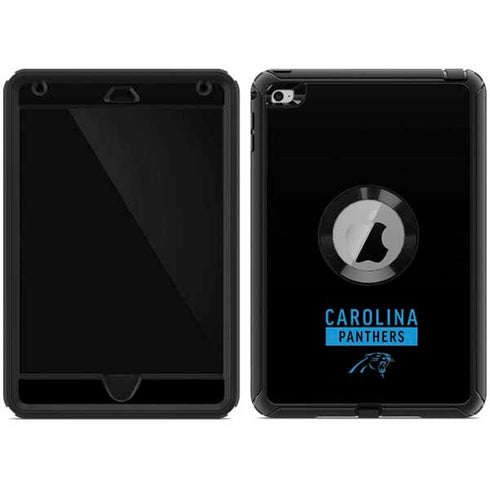 NFL Carolina Panthers Black Performance Series Otterbox Defender iPad Skin