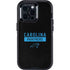 NFL Carolina Panthers Black Performance Series Otterbox Defender iPhone Skin