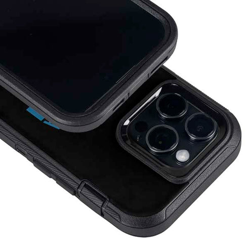 NFL Carolina Panthers Black Performance Series Otterbox Defender iPhone Skin