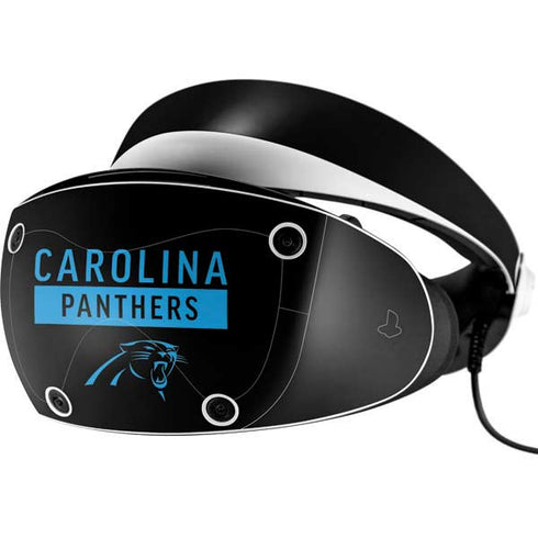 NFL Carolina Panthers Black Performance Series PlayStation VR2 Skin